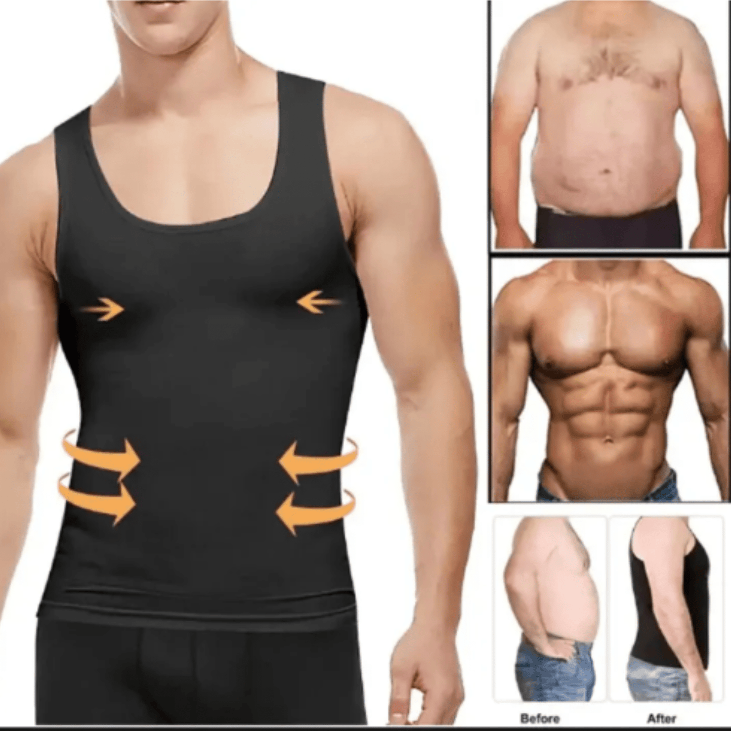 Men's Body Shaper | Slimming Shirt - Majbori