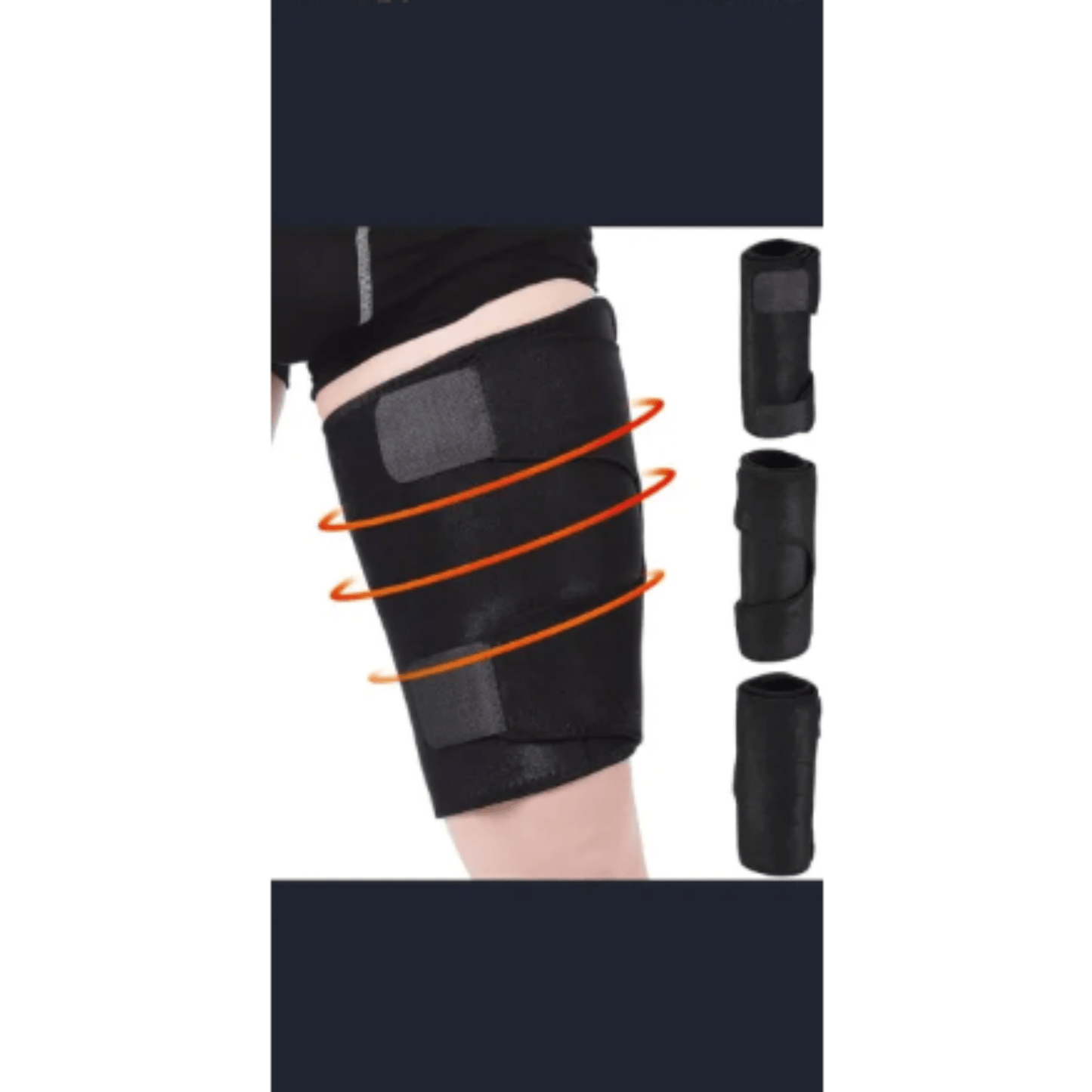 Neoprene Thigh Brace | Adjustable - Majbori